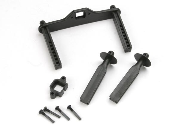 Traxxas 4914R - Body mount posts front (2)/ body mount rear/ body mount screw pins (4) - Hobby City NZ
