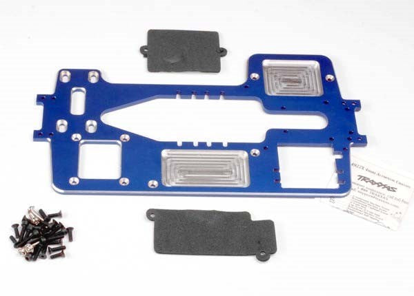 Traxxas 4922X - Chassis 7075-T6 Billet Machined Aluminum (4Mm) (Blue)/