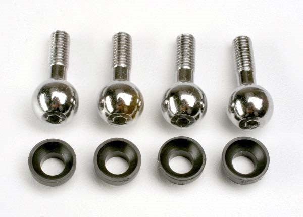Traxxas 4933 - Pivot Balls (4)/ Pivot Ball Cap Bushings (4) (7622648299757)