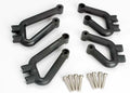Traxxas 4936 - Bumper mounts front (L&R)/ bumper mounts rear (L&R)/ 3x12mm RHM screws (8) (769080590385)