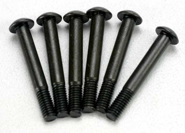 Traxxas 4978 - Screws 3x21mm button-head machine (hex drive) (partially threaded Revo brake bolts) (6) - Hobby City NZ