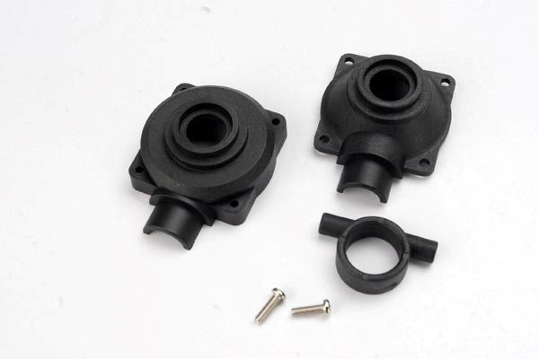 Traxxas 4980X - Housings diff (ring side/ non-ring side) (1 each)/ pinion collar (1)