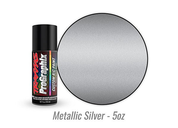 Traxxas Body paint ProGraphix metallic silver (5oz)