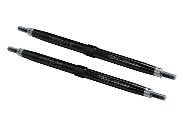 Traxxas 5143A - Toe links T-Maxx / E-Maxx TUBES black-anodized 7075-T6 aluminum (769164279857)