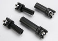Traxxas 5151 - Half shafts center (front and rear) (external-splined (2)/ internal-splined (2))/ metal u-joints (4) (769084457009)