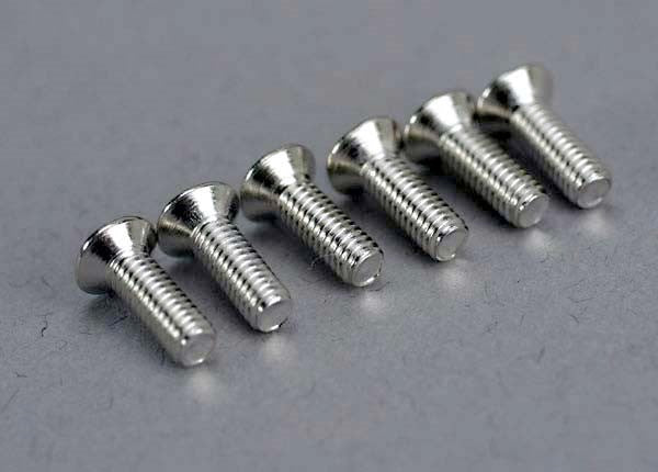 Traxxas 2.6x8mm Countersunk Machine Screws EZ Start 2 Motor RC Screw Set
