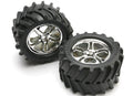 Traxxas 5173 - Tires & Wheels Assembled Glued (Ss (Split Spoke) Chro (769085374513)