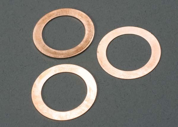 Traxxas 5229 - Gaskets cooling head: 0.15 0.25 0.35mm (1 each) (TRX 2.5 2.5R) (769086718001)