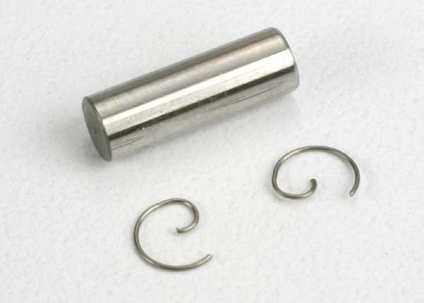 Traxxas Wrist Pin/ Wrist Pin Clips (2) (Trx 2.5 2.5R)