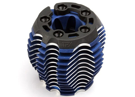 Traxxas 5238R - Cooling Head Powertune (Machined Aluminum Blue-Anodiz - Hobby City NZ