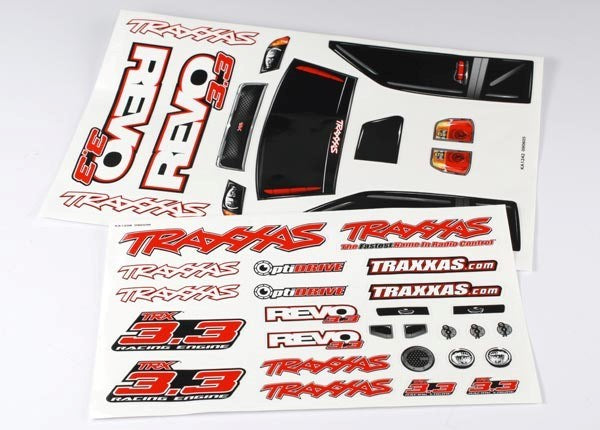 Traxxas Sheets Revo 3.3 RC Decal Sheet