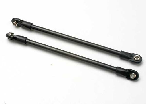 Traxxas 5319 - Push rod (steel) (assembled with rod ends) (2) (black) (use with #5359 progressive 3 rockers) - Hobby City NZ