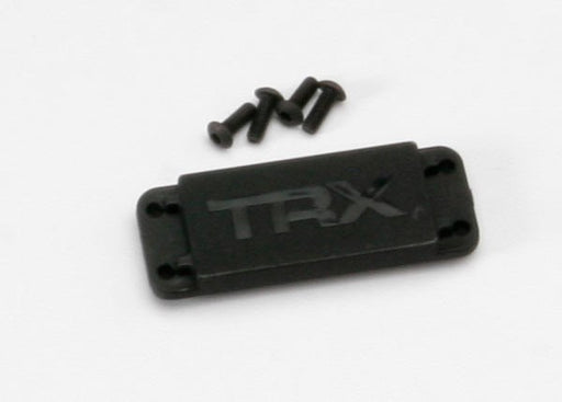 Traxxas 5326X - Cover Plate Steering Servo/ 3X8 Bcs (4) - Hobby City NZ