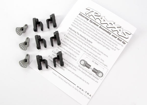 Traxxas 5345X - Servo Horns Steering And Throttle (For Non-Traxxas servos (Hitec JR KO Airtronics)) (8137506750701)