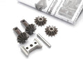 Traxxas 5382X - Gear set differential (output gears (2)/ spider gears (2)/ spider gear shaft/ diff carrier support) (769257996337)