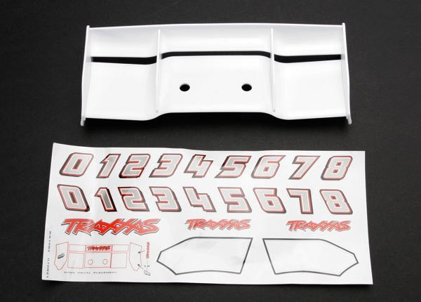 Traxxas 5412 - Wing Revo (White)/ Decal Sheet - Hobby City NZ
