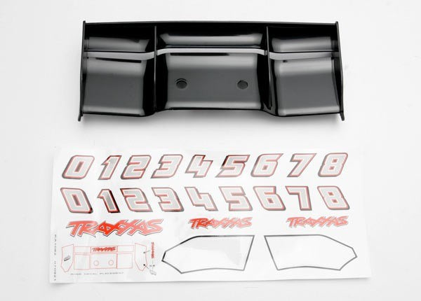 Traxxas 5446 - Wing Revo (Black)/ Decal Sheet - Hobby City NZ