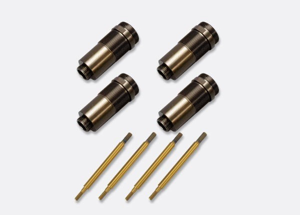 Traxxas 5466R 1/10 Aluminum GTR Shock Bodies w/ TiN Shafts (4) - Hobby City NZ