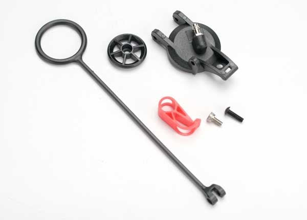 Traxxas 5547 - Pull ring (1)/ fuel tank cap (1)/ engine shut-off clamp (1)/ 3x10 BCS (1) (769095729201)