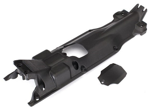 Traxxas 5637X - Skidplate Transmission Nylon (Black)/ Cover - Hobby City NZ