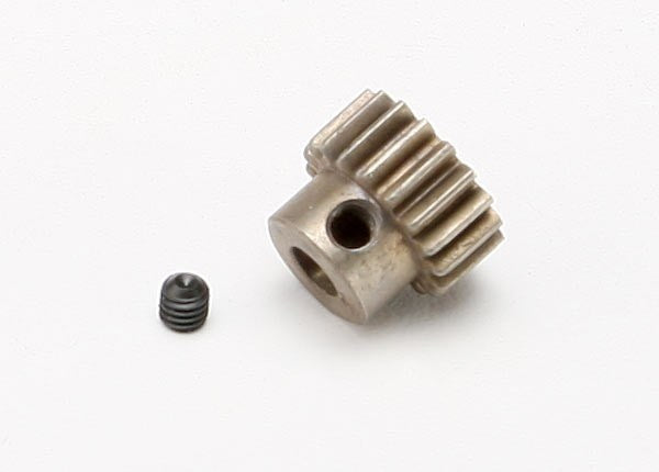 Traxxas 5644 - Gear 18-T pinion (0.8 metric pitch compatible with 32-pitch) (hardened steel) (fits 5mm shaft)/ set screw - Hobby City NZ