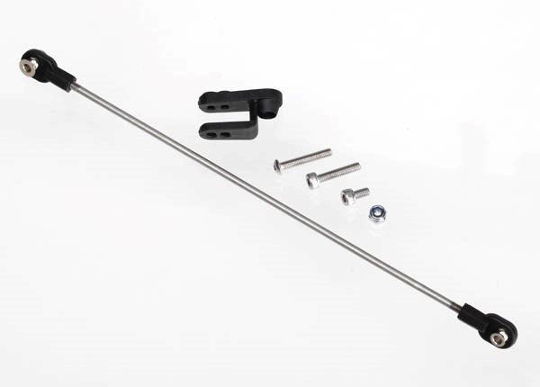 Traxxas 5741 - Rudder pushrod assembled/ servo horn/ 3x18mm BCS (stainless) (1)/ 3x15mm CS (stainless) (1)/ 3x6mm CS (stainless) (1)/ NL 3.0 (1) - Hobby City NZ