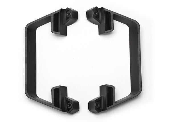Traxxas 5833 - Nerf Bars Low Cg (Black) (7540668825837)