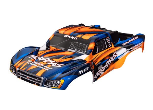 Traxxas 5851T SLASH 2WD BODY ORNG/BLUE (8828024520941)