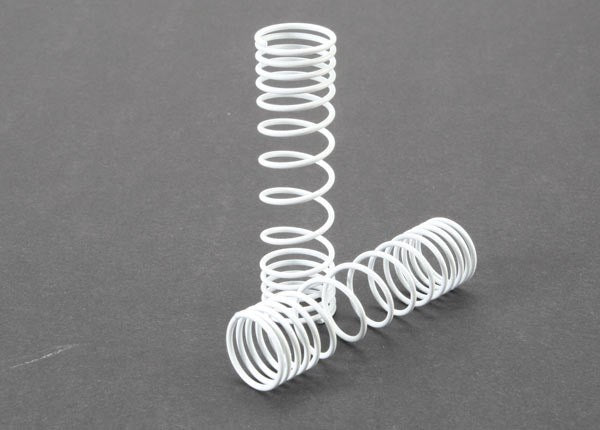 Traxxas 5858 - Springs Rear (White) (Progressive Rate) (2) (7622650659053)