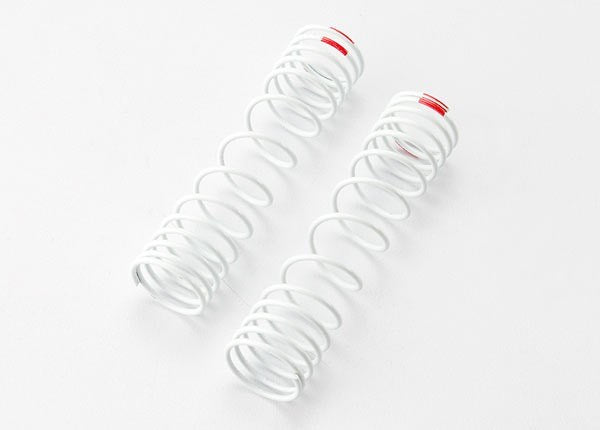 Traxxas 5859 - Springs Rear (White) (Progressive Rate) (2) (Fits #5862 aluminum Big Bore shocks)
