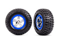 Traxxas 5868A WHEELS SCT CHRM BLU BDLK 4WD (8828024946925)
