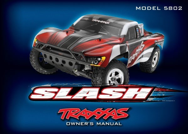zTraxxas 5898 - Owners Manual Slash (Model 5802) (769107722289)