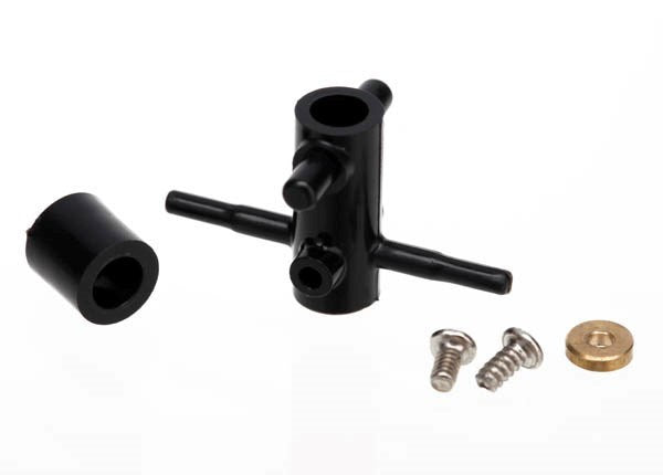Traxxas 6344 - Rotor Head Lower (1)/ Screws (2) (769113260081)