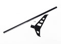 zTraxxas 6352 - Tail Boom (Black-Anodized)/ Tail Fin/ Screw (1) (769113554993)