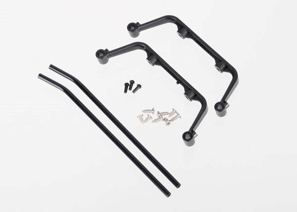 Traxxas 6356 - Landing skid set (black-anodized)/ screws (4) (assembled) (769113653297)