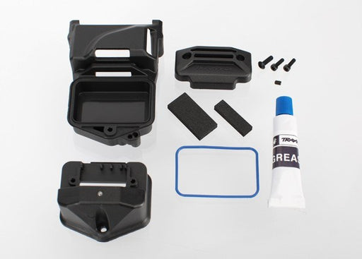 Traxxas 6424 - Box Receiver (Sealed) (Servo mount)/ foam (2)/ BCS 3x10mm/ CS 2.5x8mm (2)/ GS 3x4mm/ silicone grease - Hobby City NZ