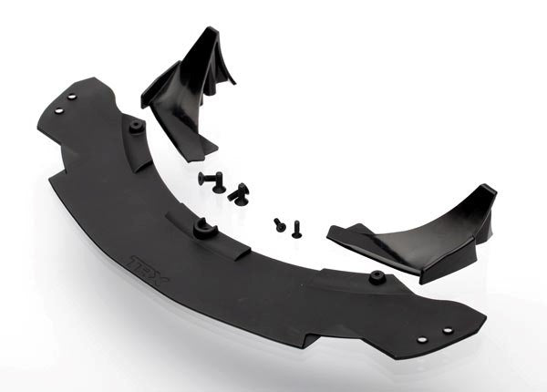 Traxxas 6433 - Splitter Extension / Canards left and right / 4x12mm CCS (4)/ 3x10mm CC (2) (769114570801)