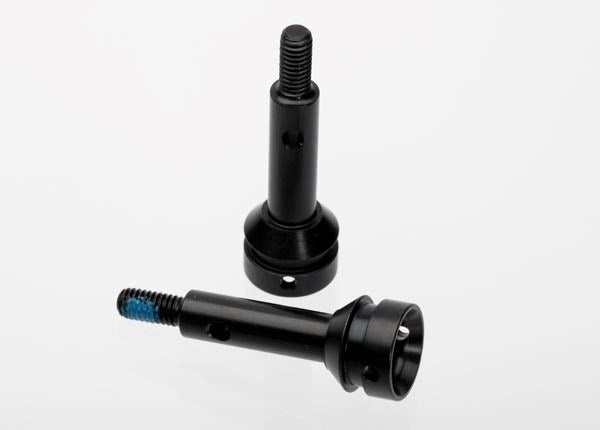 Traxxas 6453 - Stub axle rear 6mm (steel-splined constant-velocity driveshaft) (2) - Hobby City NZ