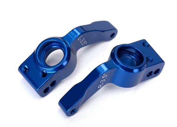 Traxxas 6455 - Axle Carriers Alum L&R (Blue (769115029553)