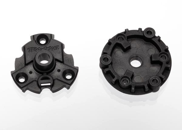 Traxxas 6464 - Housing cush drive (front & rear halves) (769115226161)
