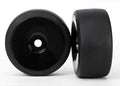 Traxxas 6473 - Black Dished Wheels Slick Tires (S1 Compound) (2) (8827948663021)