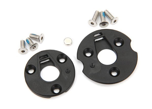 Traxxas 6538 - Telemetry trigger magnet holders spur gear/ magnet 5x2mm (1)/ 3x8mm CCS (3)/ 3x10mm CCS (3)