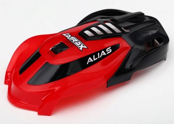 Traxxas 6611 - Canopy Alias red/ 1.6x5mm BCS (self-tapping) (3) (769117782065)