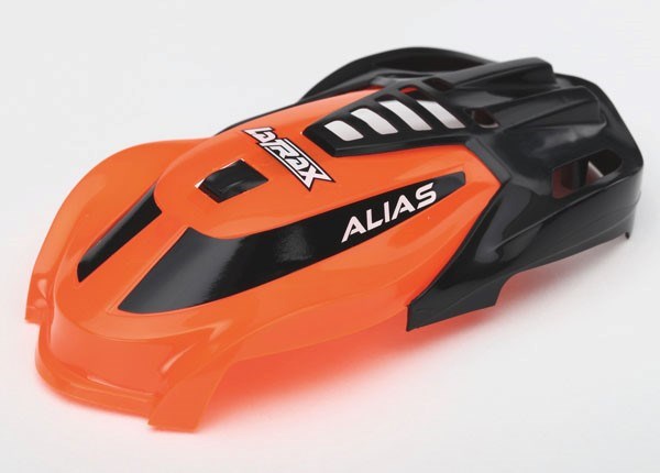Traxxas 6613 - Canopy Alias orange/ 1.6x5mm BCS (self-tapping) (3) (769117847601)