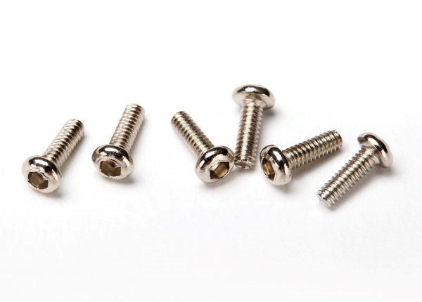 Traxxas 6643 - Screws 1.6x5mm button-head machine (hex drive) (6) - Hobby City NZ