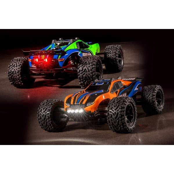 Traxxas 67064-61 - Rustler 4X4 : 1/10 4WD Stadium Truck w/LED Lighting (8120477450477)
