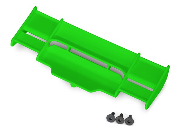 Traxxas Wing Rustler 4X4 Green RC Car Body Part