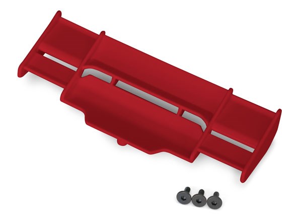 Traxxas 6721R Wing Rustler 4X4 (red)/ 3x8 FCS (3) (9118036295917)