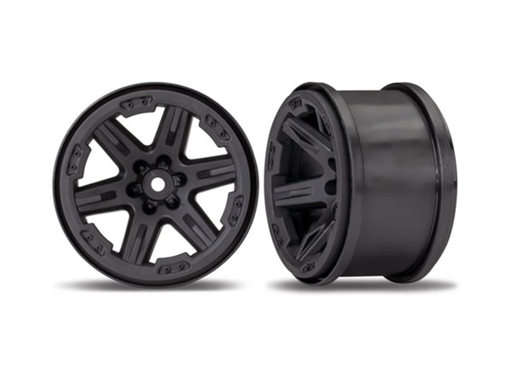 Traxxas 6772 - Wheels RXT 2.8" (black) (2) (7637907112173)