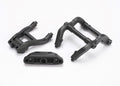 Traxxas 6777 - Wheelie Bar Mounts/ Rear Skidplate (Black) (769120403505)